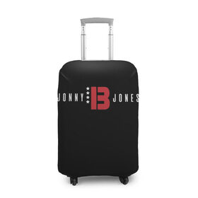 Чехол для чемодана 3D с принтом Jon Bones Jones , 86% полиэфир, 14% спандекс | двустороннее нанесение принта, прорези для ручек и колес | bones | jon | jones | mma | ufc | боец | джон | джонс | единоборства | кости | кость | мма | смешанные | юфс