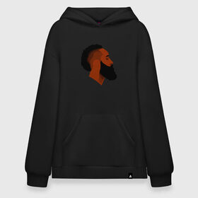 Худи SuperOversize хлопок с принтом James Harden , 70% хлопок, 30% полиэстер, мягкий начес внутри | карман-кенгуру, эластичная резинка на манжетах и по нижней кромке, двухслойный капюшон
 | basketball | game | harden | houston | james | nba | rockets | sport | баскетбол | борода | джеймс | нба | рокетс | спорт | тренер | харден | хьюстон | чемпион