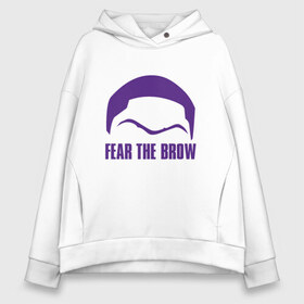 Женское худи Oversize хлопок с принтом Lakers - Fear The Brow , френч-терри — 70% хлопок, 30% полиэстер. Мягкий теплый начес внутри —100% хлопок | боковые карманы, эластичные манжеты и нижняя кромка, капюшон на магнитной кнопке | 23 | anthony davis | basketball | bryant | game | james | kobe | lebron | los angeles | nba | sport | баскетбол | брайант | бровь | джеймс | калифорния | коби | король | леброн | лейкерс | лос анджелес | нба | спорт | тренер | чемпио