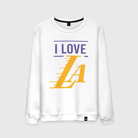 Мужской свитшот хлопок с принтом I Love Lakers , 100% хлопок |  | 23 | anthony davis | basketball | bryant | game | james | kobe | lebron | los angeles | nba | sport | баскетбол | брайант | бровь | джеймс | калифорния | коби | король | леброн | лейкерс | лос анджелес | нба | спорт | тренер | чемпио