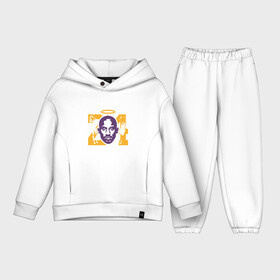 Детский костюм хлопок Oversize с принтом Kobe Bryant ,  |  | anthony davis | basketball | bryant | game | james | kobe | lebron | los angeles | mamba | nba | sport | баскетбол | брайант | бровь | джеймс | калифорния | коби | король | леброн | лейкерс | лос анджелес | нба | спорт | тренер | чем