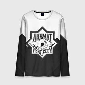 Мужской лонгслив 3D с принтом Akhmat Fight Club , 100% полиэстер | длинные рукава, круглый вырез горловины, полуприлегающий силуэт | Тематика изображения на принте: akhmat | fight club | wfca | ахмат | бойцовский клуб | смешанные единоборства