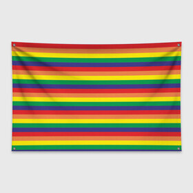 Флаг-баннер с принтом Радуга , 100% полиэстер | размер 67 х 109 см, плотность ткани — 95 г/м2; по краям флага есть четыре люверса для крепления | много цветов | радуга | радужная | разноцветная | разноцветный | цвета радуги | цветная | цветной