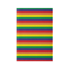 Обложка для паспорта матовая кожа с принтом Радуга , натуральная матовая кожа | размер 19,3 х 13,7 см; прозрачные пластиковые крепления | Тематика изображения на принте: много цветов | радуга | радужная | разноцветная | разноцветный | цвета радуги | цветная | цветной