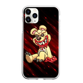 Чехол для iPhone 11 Pro Max матовый с принтом Злой медвежонок , Силикон |  | blood | diablo | haloween | horror | дьявол | зомби | кости | кровь | мозги | мясо | страшилка | ужасы | хеллоуин | хелоуин