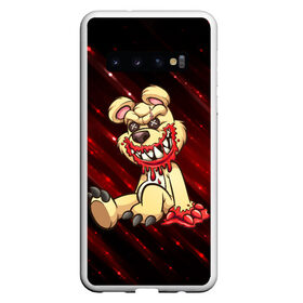 Чехол для Samsung Galaxy S10 с принтом Злой медвежонок , Силикон | Область печати: задняя сторона чехла, без боковых панелей | blood | diablo | haloween | horror | дьявол | зомби | кости | кровь | мозги | мясо | страшилка | ужасы | хеллоуин | хелоуин
