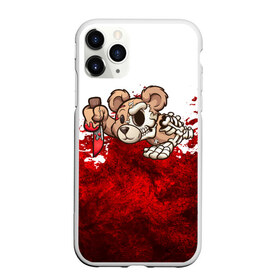 Чехол для iPhone 11 Pro Max матовый с принтом Медведь убийца , Силикон |  | blood | diablo | haloween | horror | дьявол | зомби | кости | кровь | мозги | мясо | страшилка | ужасы | хеллоуин | хелоуин