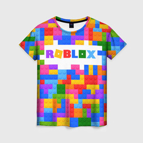 Женская футболка 3D с принтом ROBLOX LEGO , 100% полиэфир ( синтетическое хлопкоподобное полотно) | прямой крой, круглый вырез горловины, длина до линии бедер | piggy | roblox | roblox games | roblox piggy | игра роблокс | пигги. | роблокс | роблокс пигги | робукс