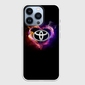 Чехол для iPhone 13 Pro с принтом Toyota ,  |  | love toyota | toyota | toyota в сердце | toyota лого | toyota марка | toyota эмблема | горящее сердце | значок toyota | лого автомобиля | логотип toyota | логотип тойота | любимая тойота | люблю тойоту | тойота | тойота значок