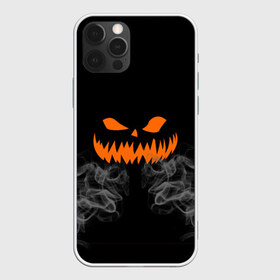 Чехол для iPhone 12 Pro Max с принтом Улыбающийся Джек , Силикон |  | halloween | злая улыбка | праздник | страшный праздник | хэллоуин