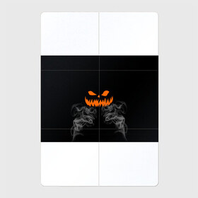 Магнитный плакат 2Х3 с принтом Улыбающийся Джек , Полимерный материал с магнитным слоем | 6 деталей размером 9*9 см | halloween | злая улыбка | праздник | страшный праздник | хэллоуин