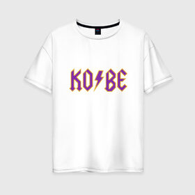 Женская футболка хлопок Oversize с принтом Kobe Bryant , 100% хлопок | свободный крой, круглый ворот, спущенный рукав, длина до линии бедер
 | anthony davis | basketball | bryant | game | james | kobe | lebron | los angeles | mamba | nba | sport | баскетбол | брайант | бровь | джеймс | калифорния | коби | король | леброн | лейкерс | лос анджелес | нба | спорт | тренер | чем