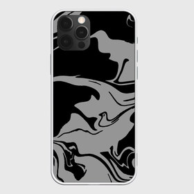 Чехол для iPhone 12 Pro Max с принтом Черный и Серый , Силикон |  | casual | grey | military | texture | urban style | абстрактный | абстракция | брызги красок | волны | зебра | камуфляжный | краска | милитари | орнамент | повседневный | полосы | пятна | разводы красок | текстура | узор