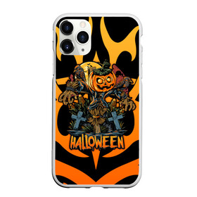 Чехол для iPhone 11 Pro Max матовый с принтом Веселый Хэллоуин , Силикон |  | diy | ghost | halloween | horror | makeup | scary | skull clown | trick or treat | вампир | ведьма | кошка | луна | магия | ночь | тыква | хэллоуин