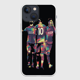 Чехол для iPhone 13 mini с принтом Ливерпульская тройка ,  |  | apl | barcelona | efl | enfield | firmino | klopp | liverpool | mane | salah | van dejk | ynwa | you will never walk alone | английская премьер лига | апл | барселона | битлс | ван дейк | клоп | ливерпуль | мане | манчестер сити | салах | фирмино | футбол