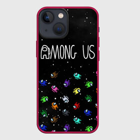 Чехол для iPhone 13 mini с принтом AMONG US ,  |  | among | among us | amongus | crewmate | game | games | imposter | impostor | logo | амонг | амонг ас | амонгас | игра | игры | импостер | космос | крюмейт | лого | логотип | логотипы | символ | символы