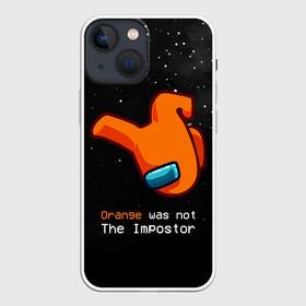 Чехол для iPhone 13 mini с принтом AMONG US   Orange ,  |  | among | among us | amongus | crewmate | game | games | imposter | impostor | logo | амонг | амонг ас | амонгас | игра | игры | импостер | космос | крюмейт | лого | логотип | логотипы | символ | символы