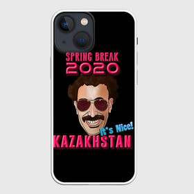 Чехол для iPhone 13 mini с принтом Борат ,  |  | america | borat | kazakhstan | kz | sagdiyev | usa | америка | борат | казахстан | кз | нраица | репортер | сагдиев