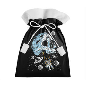 Подарочный 3D мешок с принтом Skull Space , 100% полиэстер | Размер: 29*39 см | art | asteroid | astronaut | meteorite | planets | satellite | skull | space | stars | арт | астероид | звезды | космонавт | космос | метеорит | планеты | спутник | череп