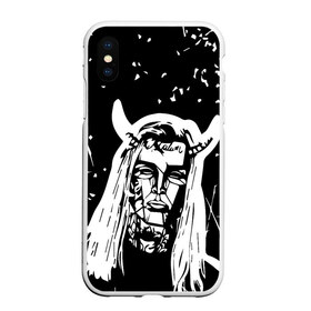 Чехол для iPhone XS Max матовый с принтом GHOSTEMANE , Силикон | Область печати: задняя сторона чехла, без боковых панелей | Тематика изображения на принте: 1930 | blackmage | flesh | ghost | ghoste | ghostemane | ghostman | ghostmane | hexada | kreep | mane | mercury | music | nihil | noise | omnis | parv0 | pouya | rap | suicideboys | venom | гостмейн | гостмэйн