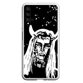 Чехол для Honor 20 с принтом GHOSTEMANE , Силикон | Область печати: задняя сторона чехла, без боковых панелей | Тематика изображения на принте: 1930 | blackmage | flesh | ghost | ghoste | ghostemane | ghostman | ghostmane | hexada | kreep | mane | mercury | music | nihil | noise | omnis | parv0 | pouya | rap | suicideboys | venom | гостмейн | гостмэйн