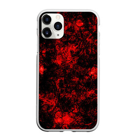 Чехол для iPhone 11 Pro матовый с принтом Red Knight , Силикон |  | Тематика изображения на принте: abstraction | circles | dark | patterns | red | shapes | texture | абстракция | красный | круги | текстура | темный | узоры | формы