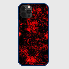 Чехол для iPhone 12 Pro Max с принтом Red Knight , Силикон |  | Тематика изображения на принте: abstraction | circles | dark | patterns | red | shapes | texture | абстракция | красный | круги | текстура | темный | узоры | формы
