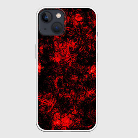 Чехол для iPhone 13 с принтом Red Knight ,  |  | abstraction | circles | dark | patterns | red | shapes | texture | абстракция | красный | круги | текстура | темный | узоры | формы