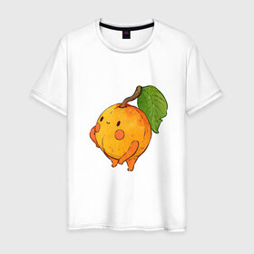 Мужская футболка хлопок с принтом Спелый и сочный , 100% хлопок | прямой крой, круглый вырез горловины, длина до линии бедер, слегка спущенное плечо. | абрикос | абрикосы | арт | мило | милота | персик | персики | рисунок | свежий продукт | свежий фрукт | фрукт