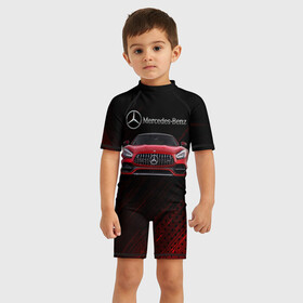 Детский купальный костюм 3D с принтом Mercedes Benz AMG. , Полиэстер 85%, Спандекс 15% | застежка на молнии на спине | 2020 | amg | auto | mercedes | mercedes amg gt | sport | авто | автомобиль | автомобильные | амг | бренд | марка | машины | мерседес | мерседес бенц амг | спорт