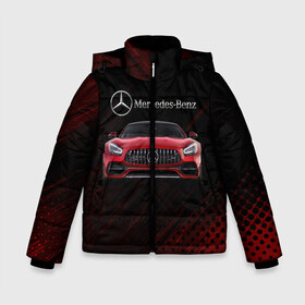 Зимняя куртка для мальчиков 3D с принтом Mercedes Benz AMG , ткань верха — 100% полиэстер; подклад — 100% полиэстер, утеплитель — 100% полиэстер | длина ниже бедра, удлиненная спинка, воротник стойка и отстегивающийся капюшон. Есть боковые карманы с листочкой на кнопках, утяжки по низу изделия и внутренний карман на молнии. 

Предусмотрены светоотражающий принт на спинке, радужный светоотражающий элемент на пуллере молнии и на резинке для утяжки | 2020 | amg | auto | mercedes | mercedes amg gt | sport | авто | автомобиль | автомобильные | амг | бренд | марка | машины | мерседес | мерседес бенц амг | спорт
