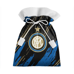 Подарочный 3D мешок с принтом Inter  Интер. , 100% полиэстер | Размер: 29*39 см | football | football club | inter | sport | интер | спорт | спортивные | униформа | фирменные цвета | футбол | футбольный клуб