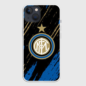 Чехол для iPhone 13 с принтом Inter  Интер. ,  |  | football | football club | inter | sport | интер | спорт | спортивные | униформа | фирменные цвета | футбол | футбольный клуб