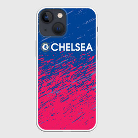 Чехол для iPhone 13 mini с принтом Chelsea  Челси. ,  |  | chelsea | fc | football | football club | sport | спорт | спортивные | униформа | фирменные цвета | фк | футбол | футбольный клуб | челси