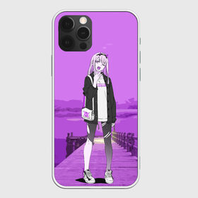 Чехол для iPhone 12 Pro Max с принтом Zero Two , Силикон |  | Тематика изображения на принте: darling | darling in the franxx | zero two | вайфу | зеро ту | код 002 | любимый во франксе | франкс