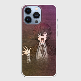 Чехол для iPhone 13 Pro с принтом Дазай Осаму ,  |  | Тематика изображения на принте: bungou stray dogs | dazai | osamu | бродячие псы | великий | дазай | дазай осаму | осаму