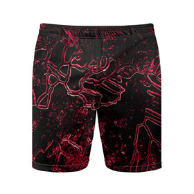 Мужские шорты спортивные с принтом GaRRiel ,  |  | abstraction | forms | patterns | pink | shine | structure | texture | абстракция | блеск | розовый | структура | текстура | узоры | формы