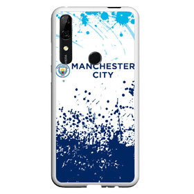 Чехол для Honor P Smart Z с принтом Manchester City. , Силикон | Область печати: задняя сторона чехла, без боковых панелей | fc | football | football club | manchester city | sport | манчестер сити | спорт | спортивные | униформа | фирменные цвета | фк | футбол | футбольный клуб