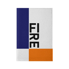 Обложка для паспорта матовая кожа с принтом FIRE , натуральная матовая кожа | размер 19,3 х 13,7 см; прозрачные пластиковые крепления | blue | fire | geomerty | orange | геометрия | надписи | огонь | оранжевый | синий