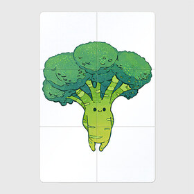 Магнитный плакат 2Х3 с принтом Симпатичный брокколи , Полимерный материал с магнитным слоем | 6 деталей размером 9*9 см | арт | брокколи | мило | милота | овощ | овощи | рисунок | свежие овощи | свежий овощ | свежий продукт