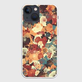 Чехол для iPhone 13 mini с принтом Осенние цвета ,  |  | abstract | autumn | hipster | paint | абстракция | краска | осень | пятна | хипстер