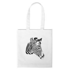 Сумка 3D повседневная с принтом Zebra , 100% полиэстер | Плотность: 200 г/м2; Размер: 34×35 см; Высота лямок: 30 см | africa | black | savanna | stripe | white | zebra | африка | белый | зебра | полоска | саванна | черный