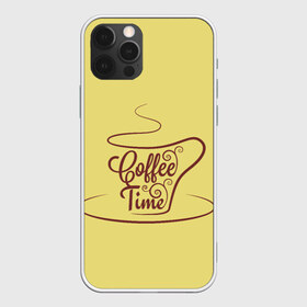 Чехол для iPhone 12 Pro Max с принтом Время пить кофе , Силикон |  | время кофе | кофе | кофейная тема | кофейное настроение | настроение. | позитив | узоры