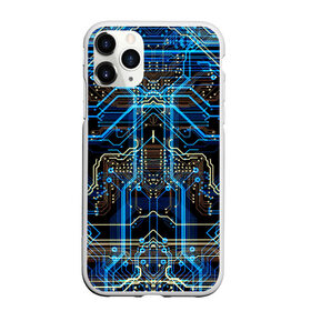 Чехол для iPhone 11 Pro Max матовый с принтом Сircuit-$$$ , Силикон |  | abstraction | chip | circuit | lines | neon | processor | shapes | texture | абстракция | линии | неон | процессор | схема | текстура | формы | чип