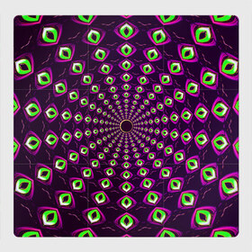 Магнитный плакат 3Х3 с принтом Fractal-$$$ , Полимерный материал с магнитным слоем | 9 деталей размером 9*9 см | abstraction | fractal | light green | mandala | pattern | pink | shape | symmetry | texture | абстракция | розовый | салатовый | симметрия | текстура | узор | формы | фрактал