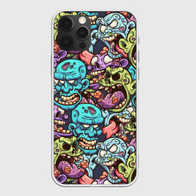 Чехол для iPhone 12 Pro Max с принтом Зомби Паттерн , Силикон |  | art | brains | cartoon | cosplay | dead | halloween | waling | zombie | zombies | арт | вурдалаки | зомбак | зомбаки | иллюстрация | косплей | мертвецы | мозги | монстр | монстры | мультяшные | нарисованные | раны | труп | трупы