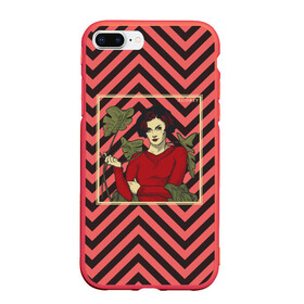 Чехол для iPhone 7Plus/8 Plus матовый с принтом Twin Peaks Audrey Horne , Силикон | Область печати: задняя сторона чехла, без боковых панелей | 