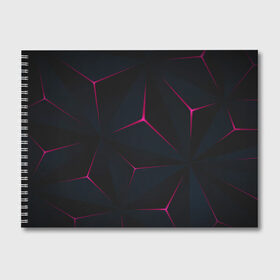 Альбом для рисования с принтом Тетраэдр , 100% бумага
 | матовая бумага, плотность 200 мг. | геометрическая фигура | многогранник | неоновый тетраэдр | тетраэдр | тетраэдры | треугольник | треугольники | четырехгранник