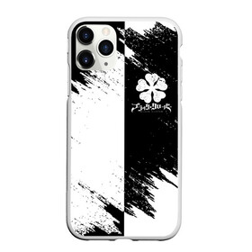 Чехол для iPhone 11 Pro Max матовый с принтом ЧЁРНЫЙ КЛЕВЕР BLACK CLOVER , Силикон |  | asta | black bull | black clover | bull | clover | аста | бык | клевер | чёрный бык | чёрный клевер