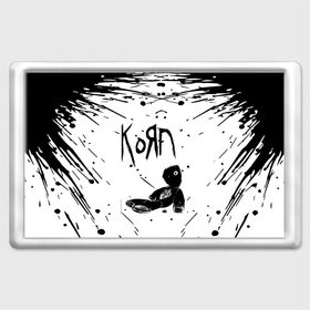 Магнит 45*70 с принтом korn , Пластик | Размер: 78*52 мм; Размер печати: 70*45 | acoustic | blind | coming undone | download | falling away from me | freak on a leash | korn | lyrics | music | narcissistic cannibal | official | official video | twisted transistor | vevo | word up | группа слипнот | коян | рок